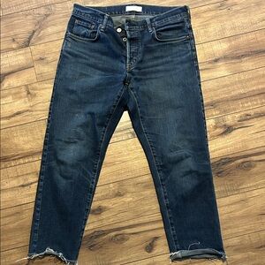 Moussy Vintage Denim with Tan Stitching